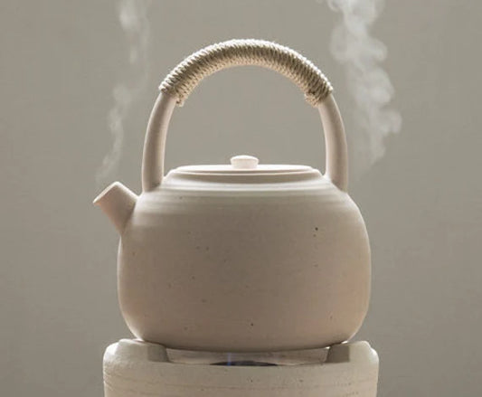 This is a pottery kettle