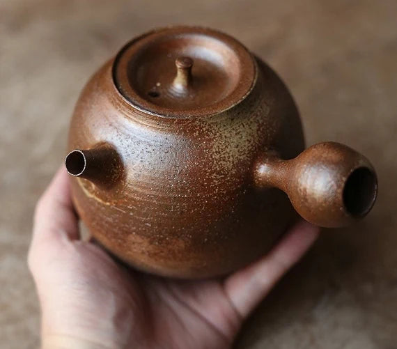 This is a pottery kettle