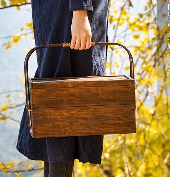 This is a bamboo basket.this is a bamboo storage box