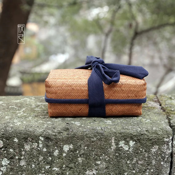 This is a bamboo weaving basket