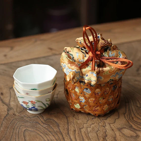 This is a bamboo weaving basket