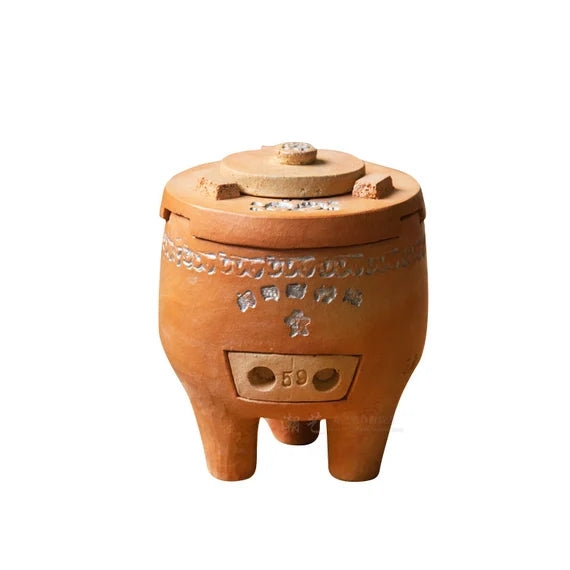 This is a pottery stove