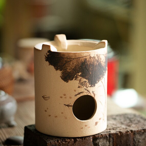 this is a pottery stove