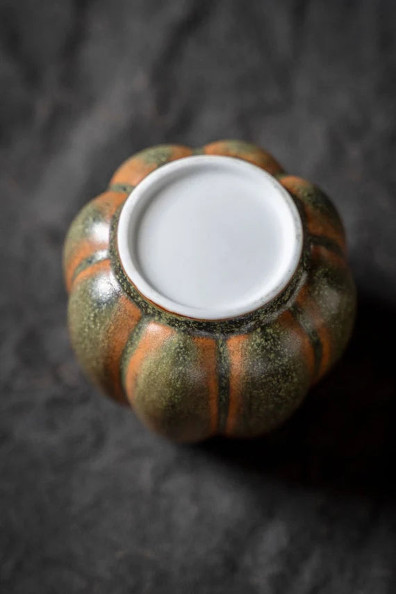 this is a ceramic tea storage canister tea jar