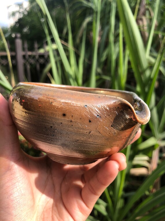 This is a woodfired pottery faircup gongdaobei