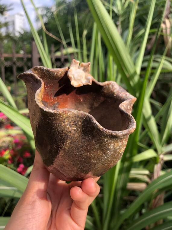 This is a woodfired pottery faircup gongdaobei