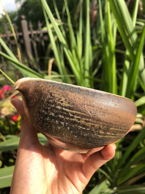 This is a woodfired pottery faircup gongdaobei