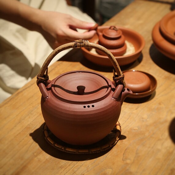 This is a pottery kettle