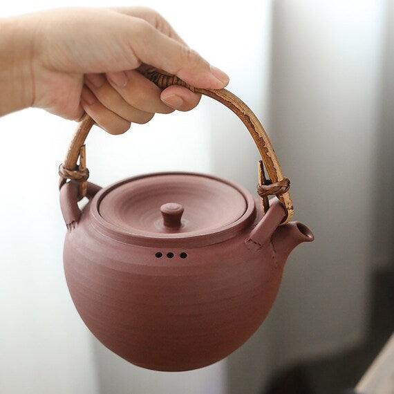 This is a pottery kettle