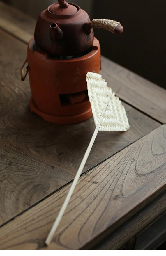 this is a bamboo weaving fan