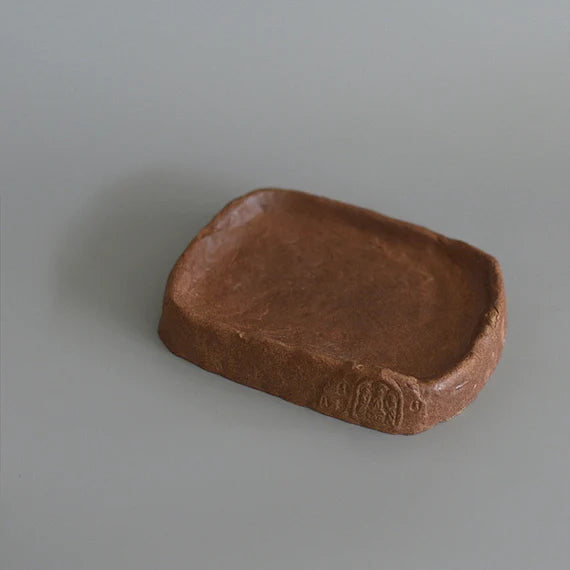 Chinese Zen Style Pottery Crude Dry Tea Tray Tea Boat Original Design Home Decor