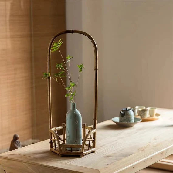 This is a meilu bamboo shelf.this is a bamboo fenglu rack stove shelf