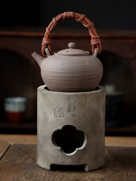 This is a pottery kettle