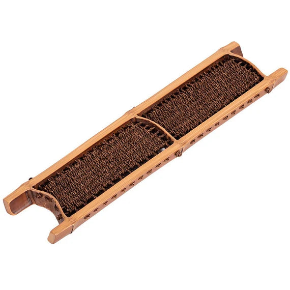 This is a palm fibre bamboo shelf bamboo rack.this is a bamboo tray