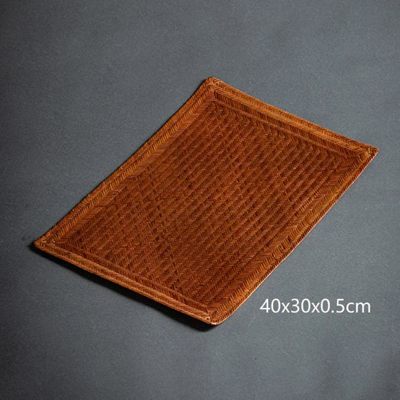 This is a bamboo weaving tea cushion  table cloth