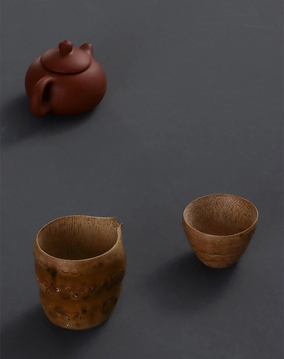 This is a bamboo root faircup gongdaobei