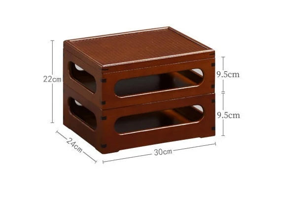 This is a bamboo shelf bamboo rack.this is a bamboo teaware storage box