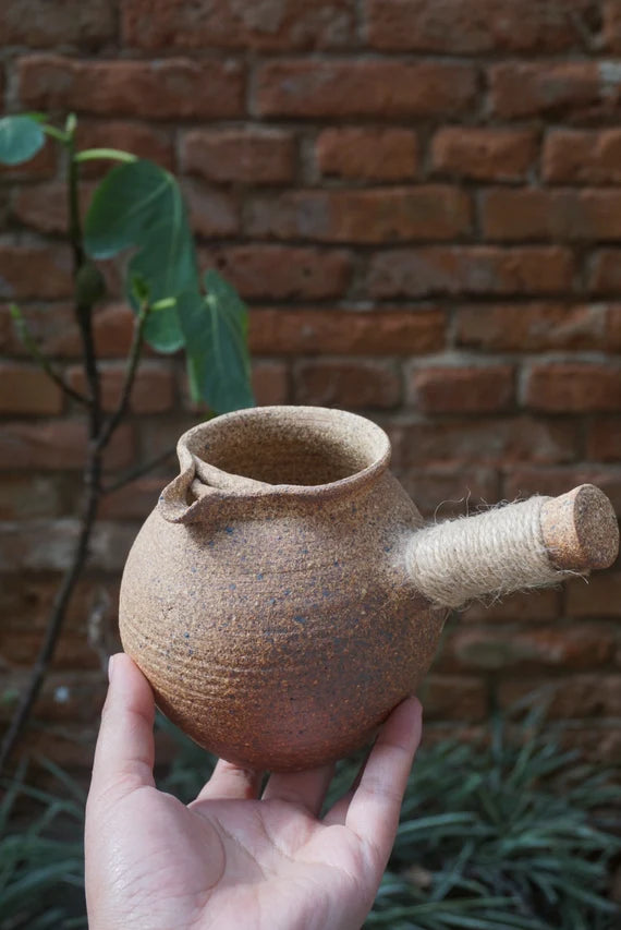 Ceramic Teapot Small Pottery Tea Pot Handmade Serving Teapot Vintage  Chinese Japanese Style Tea Kettle Hot Water Boiling Pot
