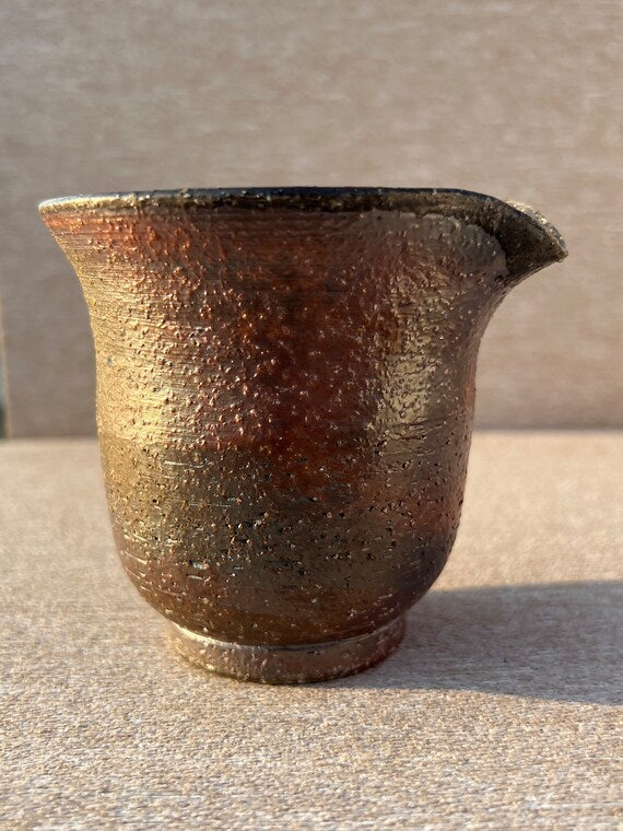 This is a woodfired pottery faircup gongdaobei