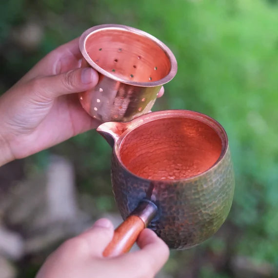 This is a copper kettle