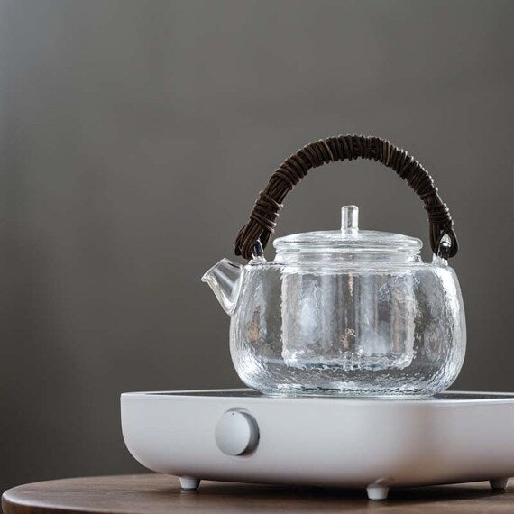 This is a glass kettle