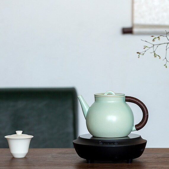 This is a ceramic kettle