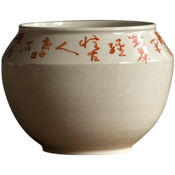 this is a ceramic tea basin jianshui