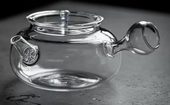 This is a glass kettle