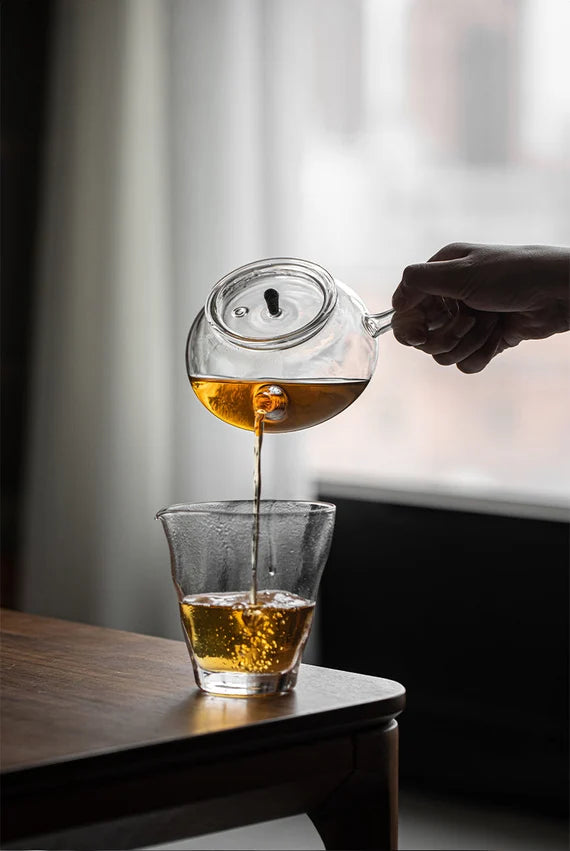 This is a glass kettle