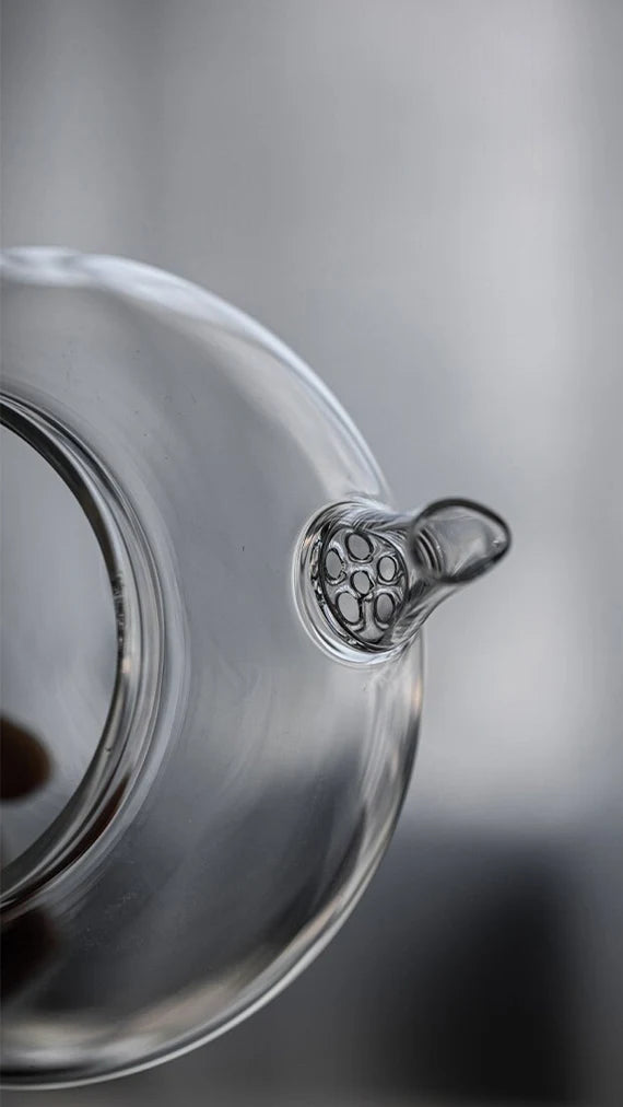 This is a glass kettle