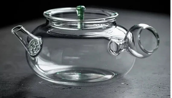 This is a glass kettle