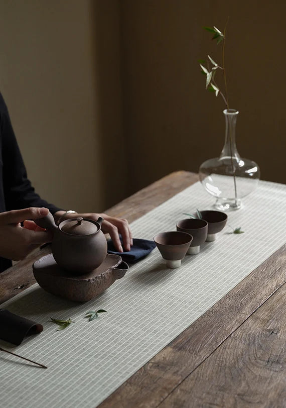 Old rock mud water storage pot bearing tea tray tea ceremony accessories can raise dry bubble plate old tea guest water storage