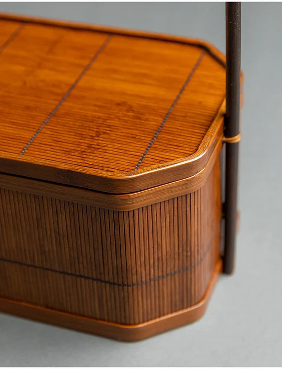 This is a bamboo basket.this is a bamboo storage box