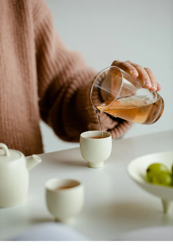 This is a ceramic teacup