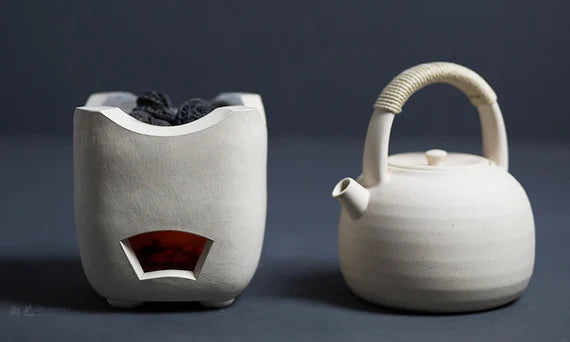 This is a pottery kettle