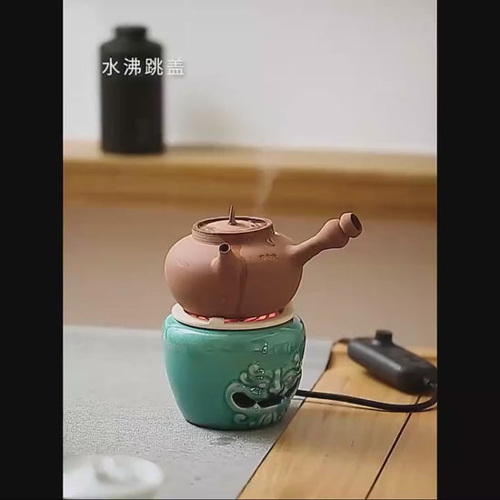 This is a ceramic stove