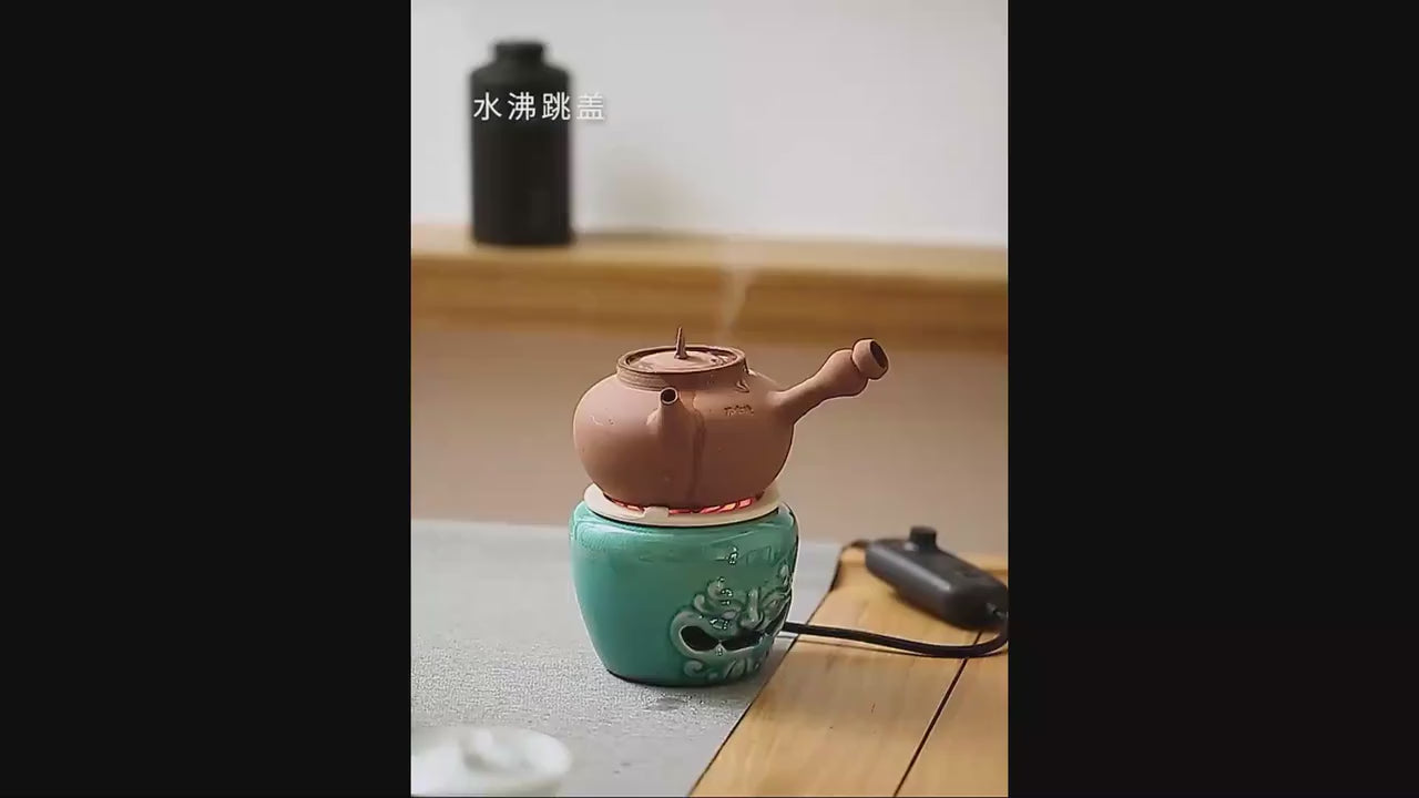 This is a ceramic stove