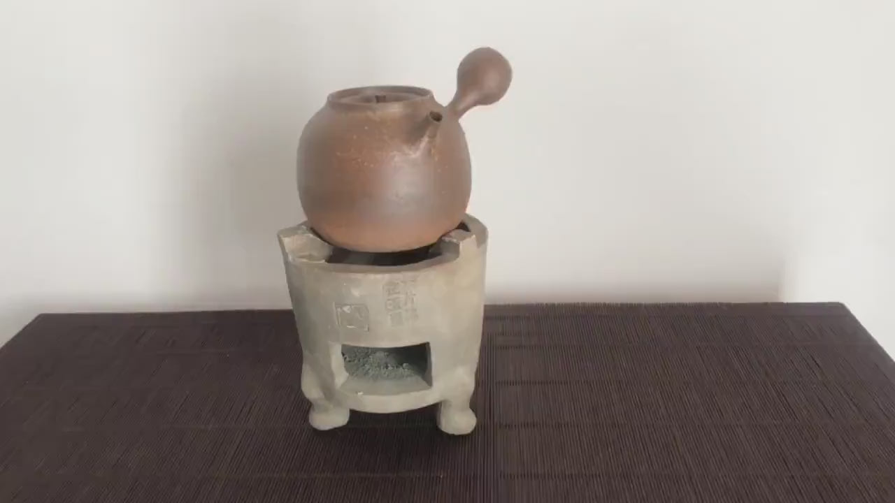 This is a pottery kettle