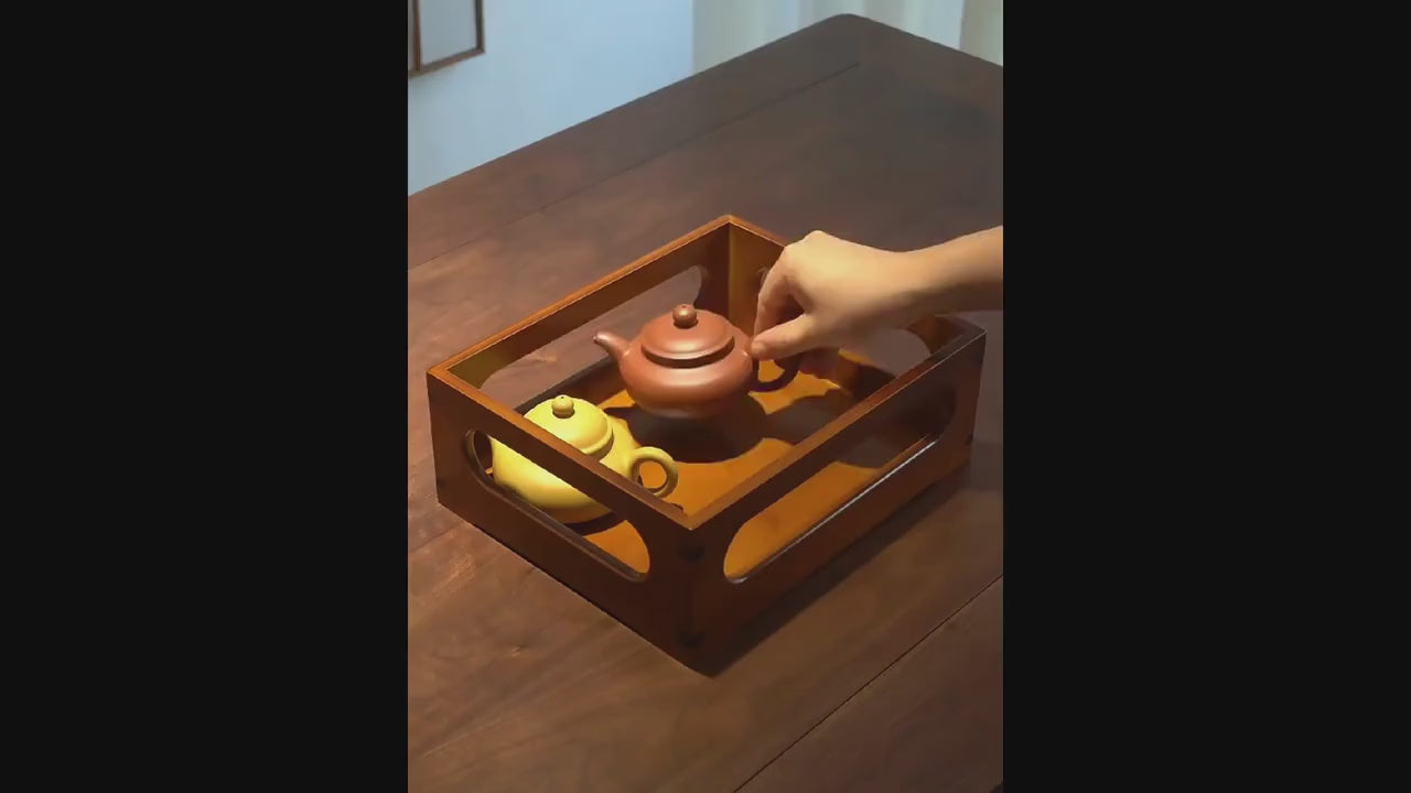 This is a bamboo shelf bamboo rack.this is a bamboo teaware storage box