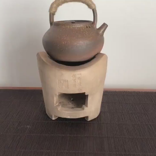 This is a pottery stove