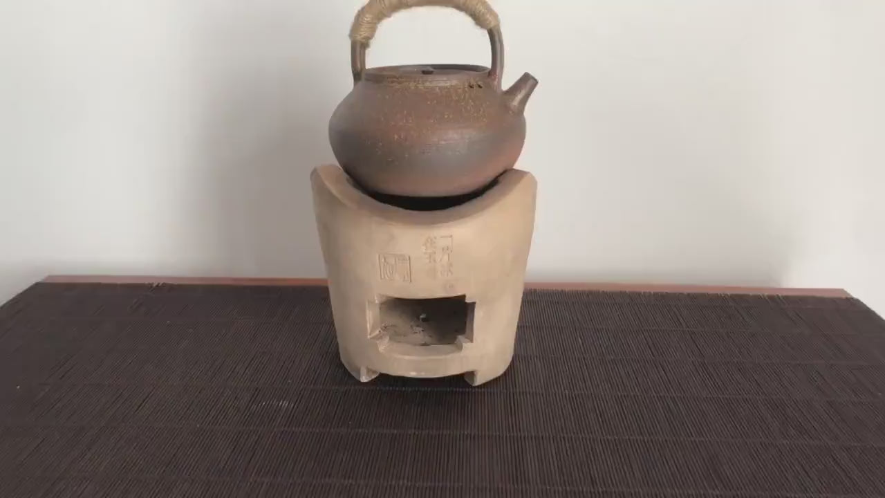 This is a pottery stove