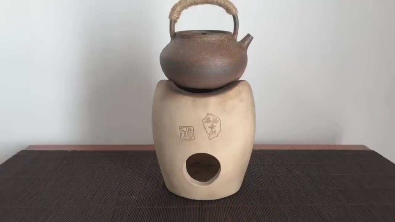 This is a pottery stove