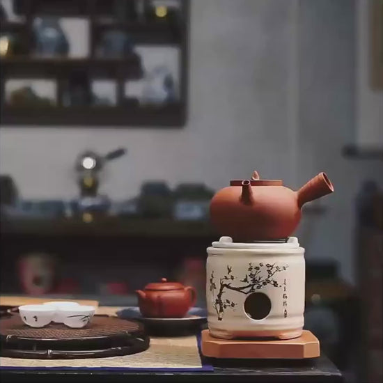 This is a ceramic stove