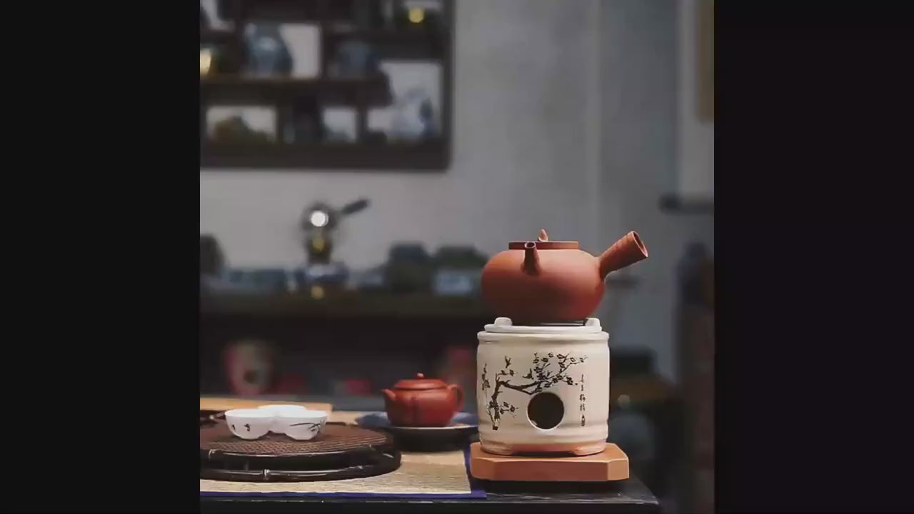 This is a ceramic stove