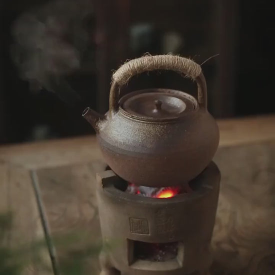 This is a pottery stove