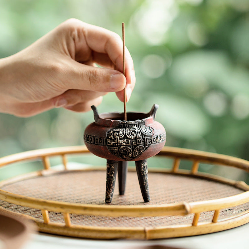 Handemade Incense Holder Incense burner Zen Chinese Classic Ornament Home Deco Design Indoor incense Plug