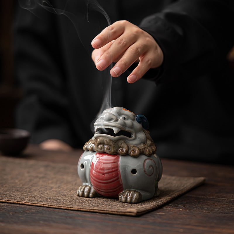 Incense Holder Handmade Thurible Chaozhou Tea Pet Traditional Art Ware