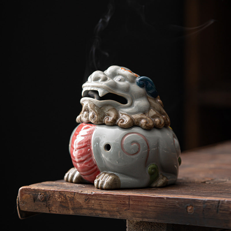 Incense Holder Handmade Thurible Chaozhou Tea Pet Traditional Art Ware