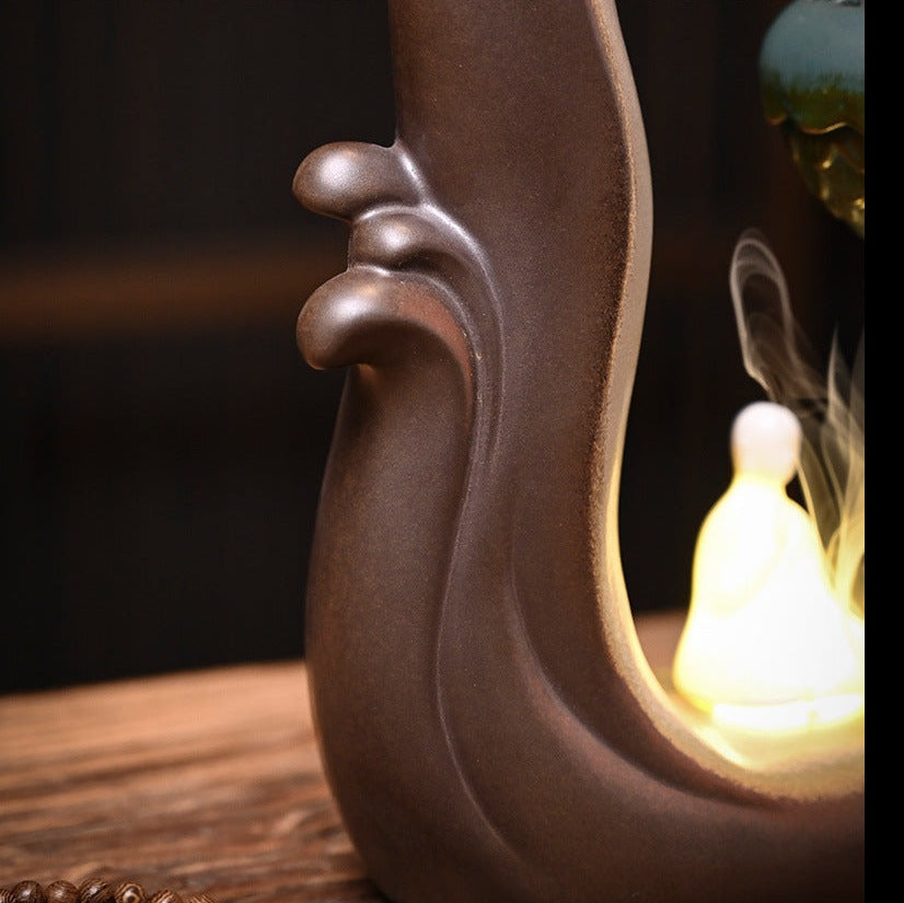 Handemade Incense Holder Incense burner Zen Chinese Dragon Classic Ornament Home Deco Design Indoor