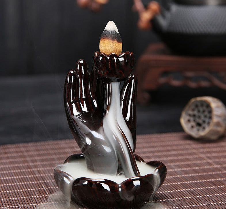 Incense Burner Handcrafted Thurible Chinese Traditional Artwork Backflow Incense Holder